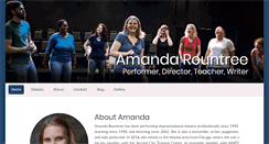 Desktop Screenshot of amandarountree.com